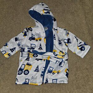Baby Boy Hooded Soft Bathrobe | One Size